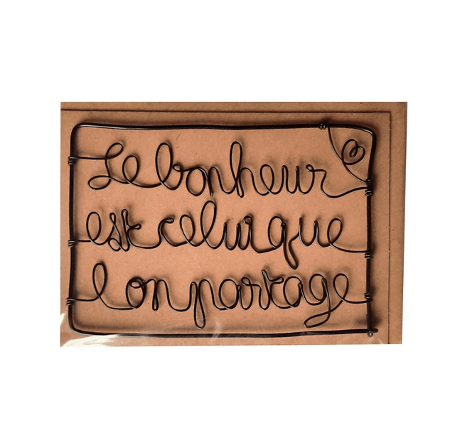 Carte Philosophie de vie & Positivé