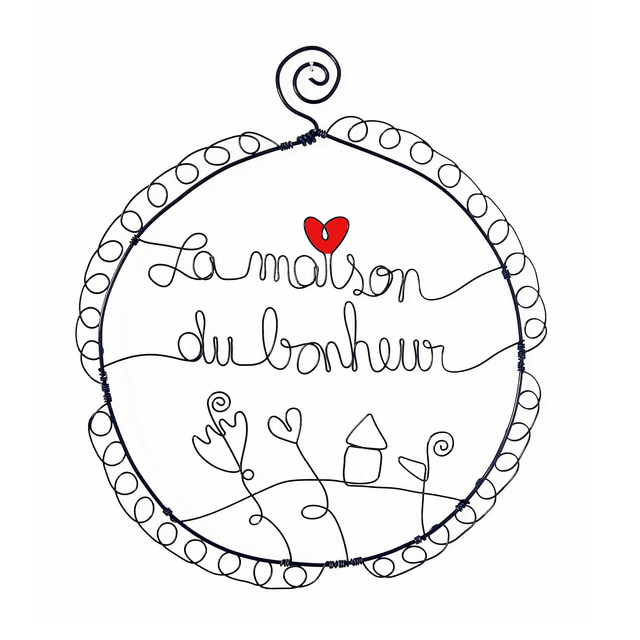 Cadre "La maison du bonheur"