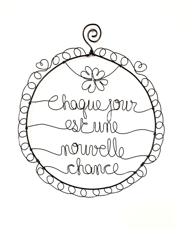 Cadre "Chaque jour est une nouvelle chance"