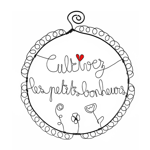 Cadre "Cultivez les petits bonheurs"