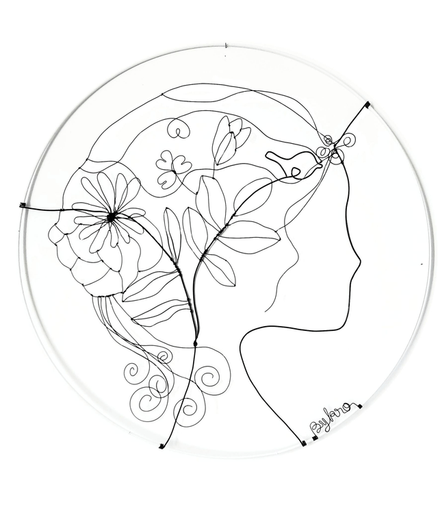 Cadre Les Demoiselles "Flora"